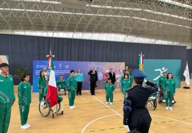 La Delegación Mexicana es abanderada rumbo a los Juegos Parapanamericanos Juveniles Bogotá 2023