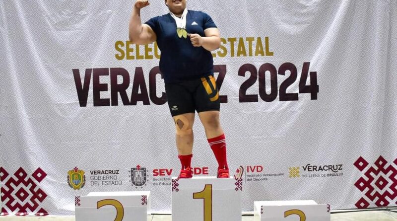 Queda conformada la selección de pesas que representará a Veracruz en Macroregionales