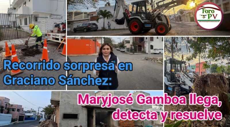 🚨 Recorrido sorpresa en Graciano Sánchez: Maryjosé Gamboa llega, detecta y resuelve 💪🧹🚓