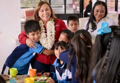 Desde Magdalena, Rocío Nahle refrenda compromiso con la niñez veracruzana