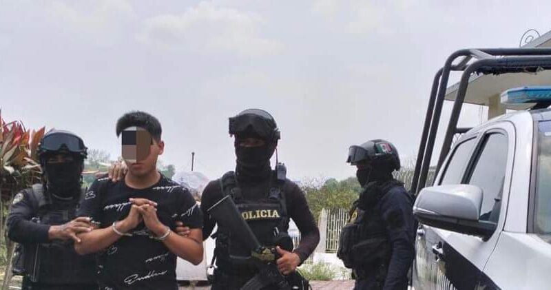 Detenido por probables hechos delictivos en Papantla