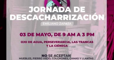 ¡Inicia la jornada de descacharrización en #EmilianoZapata! 🦟🚫