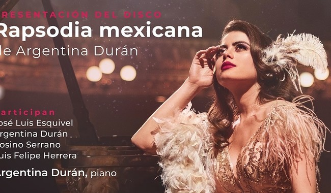 Con música de compositores mexicanos, la pianista Xalapeña Argentina Durán presentará el disco Rapsodia mexicana