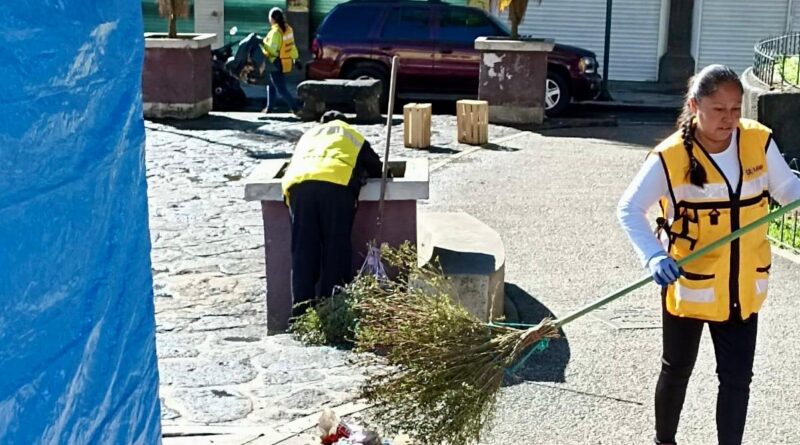 Limpia Pública activa en sus rutas permanentes para la recolección de residuos