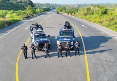 Mantiene SSP operativo para inhibir el delito en la zona sur de Veracruz