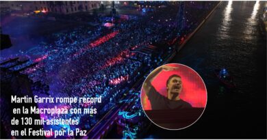 Martin Garrix rompe récord en la Macroplaza con más de 130 mil asistentes en el Festival por la Paz