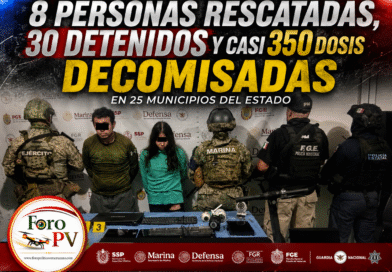 🚨 OPERATIVO ESTATAL DEJA 30 DETENIDOS, OCHO PERSONAS RESCATADAS Y CASI 350 DOSIS DE DROGA ASEGURADAS EN VERACRUZ 🚔