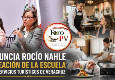 Anuncia Rocío Nahle creación de la Escuela de Servicios Turísticos de Veracruz