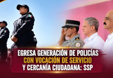 Egresa generación de policías con vocación de servicio y cercanía ciudadana: SSP
