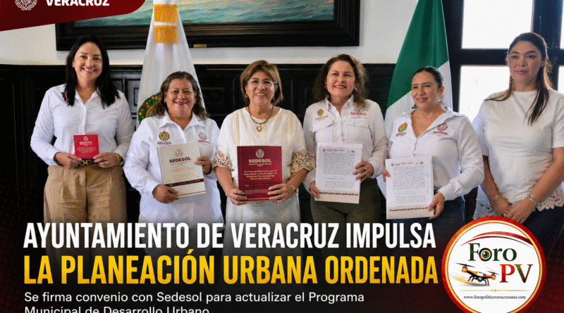 🏛️📋 Ayuntamiento de Veracruz impulsa la actualización del Programa Municipal de Desarrollo Urbano