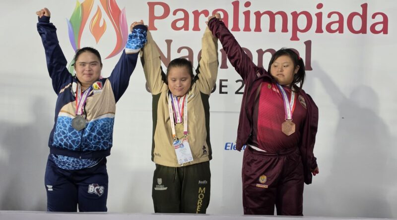 Gran jornada de medallas para Veracruz en la Paralimpiada Nacional