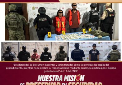 34 detenidos y 120 dosis de presuntas sustancias ilícitas decomisados en operativos coordinados