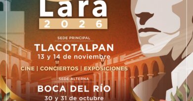 Invita SECVER al Festival Agustín Lara en Tlacotalpan y Boca del Río, los días 13 y 14 de noviembre